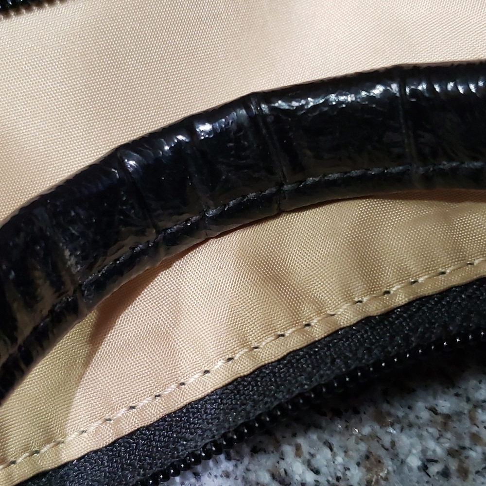 Coach Ocelot Print Nylon travel Bag, Snap Pouch & Cosmetic Pouch-Set - Picture 5 of 16